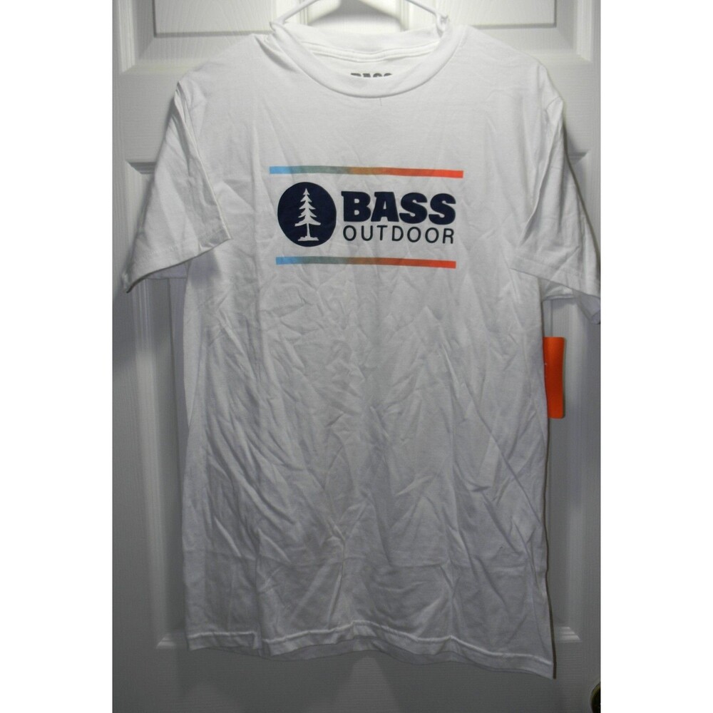 Bass Outdoor White Men's Tee Size M NWT